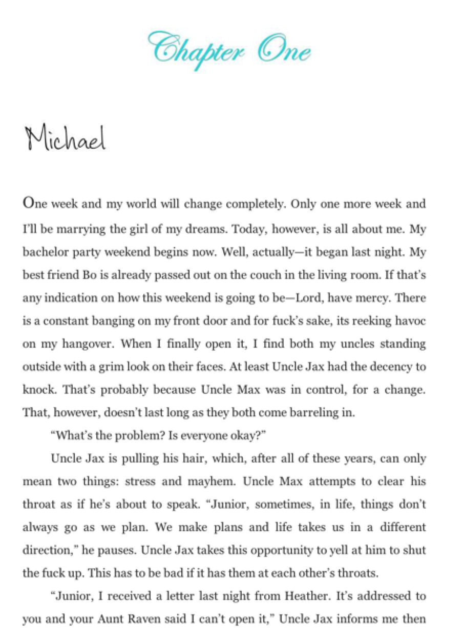 The Letter: Dear Michael, ebook | Champagne Book Design